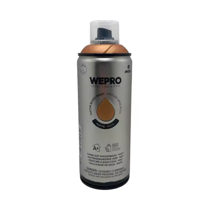 MTN WEPRO COBRE MATE 400ml - base agua, alta opacidad, muy duradero, bajo olor, gran adherencia, secado rápido, multisuperficie, para interior y exterior - 1