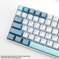 Keycaps De PBT Perfiles Cherry Para Gaming Teclado Mecánico MX Switches Layout ISO Minimalista Para GMK87 AULA 75 126 Teclas - details 2