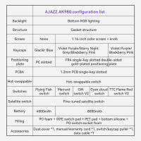 Teclado Mecánico AJAZZ AK980 Con Triple Modo 98 Teclas Iluminación Multicolor Y Sonido Teclado De Juego Cuerpo Columna USB Bluetooth Para Escritorio - details 5