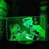 Lámpara De Noche Anime Toilet-Bound Hanako Kun Yahiro Nene Pinky Promise 3D LED Cambio De Color Para Decoración De Habitación Regalo Para Niños - details 2