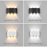 Lámpara De Pared LED Impermeable IP65 Para Exterior 2W 4W 6W 8W 12W Luz De Jardín Aluminio Para Dormitorio Sala De Estar Escaleras Iluminación - details 1