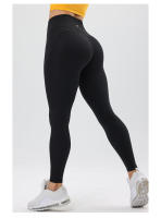 Leggings De Color Sólido Para Mujer Pantalones Deportivos De Entrenamiento Algodón Hipoalergénico Transpirables Secado Rápido Elevadores De Caderas Para Yoga Y Ciclismo - details 11