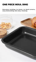 Plato De Hornear Cuadrado De 7.5 Pulgadas Antiadherente Y De Acero Carbono Para Pan Pasteles Y Pizza Molde De Pastelera Para Horno - details 7