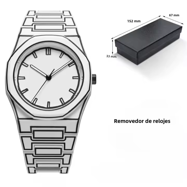 Reloj Deportivo Y De Ocio Creativo Y Minimalista De Dibujo a Mano 2024 Resistente Al Agua Diseño Moderno Regalo Único Material De Correa De Goma Movimiento Cuarzo - 1
