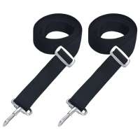 vidaXL Correas para toldo bimini 2 unidades tela y acero inoxidable - details 2