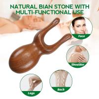 Herramientas De Masaje Facial Gua Sha De Madera Para Terapia Manual Masajeador De Cabeza Para Ojos Y Nariz Uso En Corporal Y Rostro - details 3