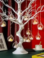 4pcs De Pedestal De Cristal Para Lámpara De Té Flor De Cristal Maceta De Cristal Para Plantas De Interior Y Exterior DIY Soporte Para Vela Y Candelabro - details 1