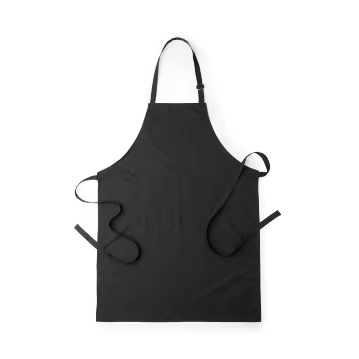 Delantal Largo de Alta Calidad | Cinta de Cuello Ajustable | Doble Bolsillo Frontal - 1