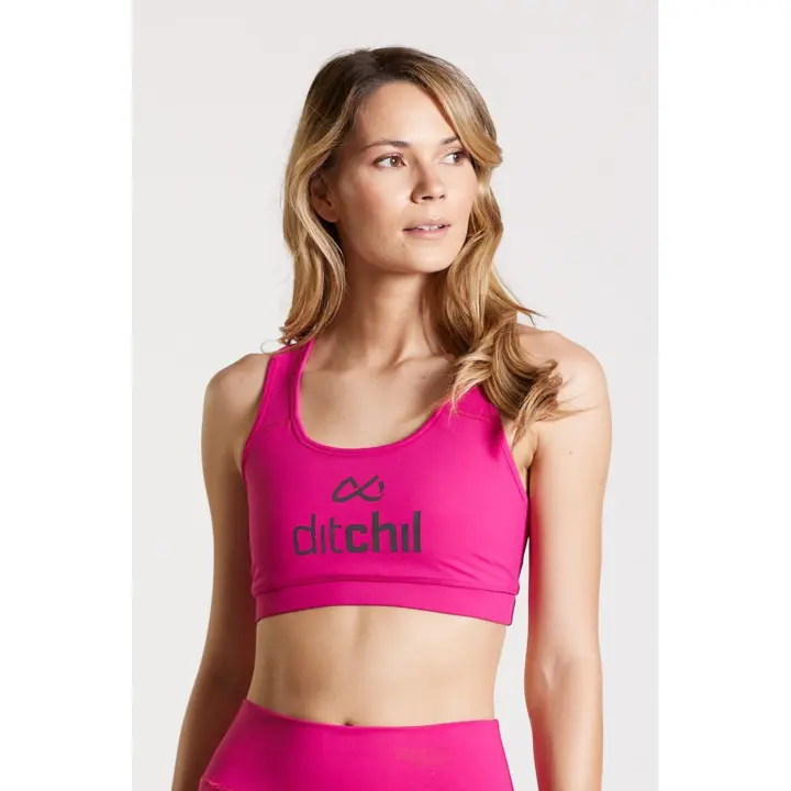 Sujetador Deportivo Mujer  Azul Royal Top Bra Deporte Yoga Running Gym Ditchil - 1