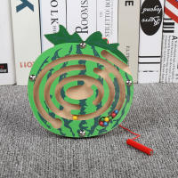 Juguetes Educativos De Madera Montessori Para Niños Con Laberinto Magnético Y Pluma Para Escríbir Animal Pequeño Bola Juego De Herramientas Para Niños - details 9
