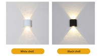 Lámpara De Pared LED 2W Impermeable Para Exterior Iluminación De Jardín Interior Para Dormitorio Sala De Estar Ascensor Moderna - details 2