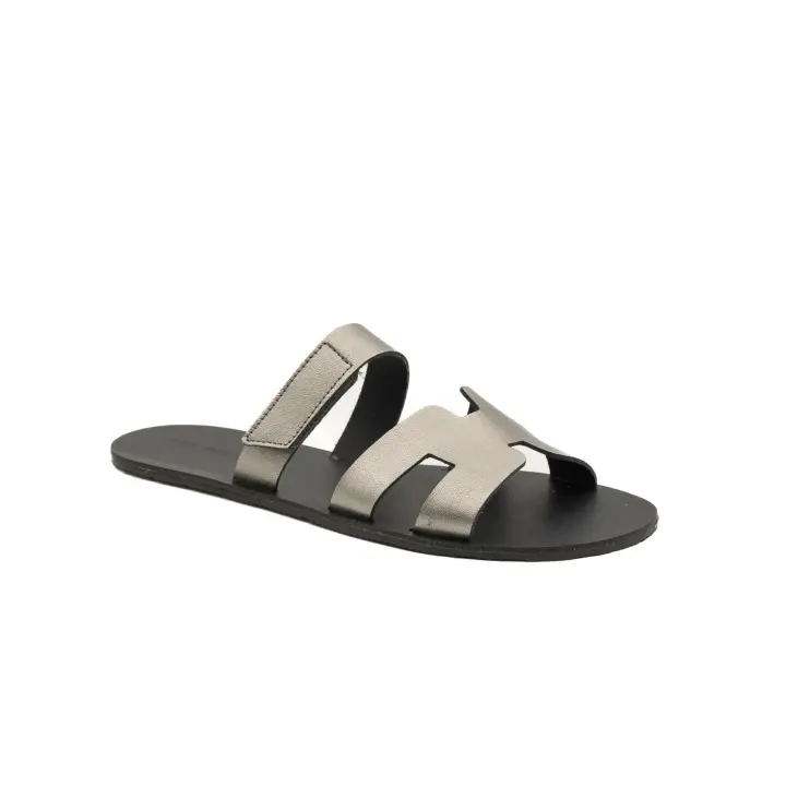 Sandalias Metal Milled Plata Vieja de Coqueflex - 1