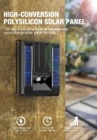 Nueva Lámpara De Pared LED Solar Para Jardín Con Sensor De Movimiento Y Múltiples Modos Resistente Al Agua Iluminación De Seguridad Para Camino Del Jardín - details 2