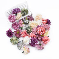 30Pcs Flores Artificiales De Seda Carnation Para Navidad Decoración De Hogar Boda Fiesta De Jardín Accesorios DIY Regalos Hot Sales - details 12
