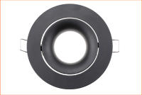 Kit De Reemplazo De Luz Bajo En Torno GU10 Black MR16 Montaje En Techo Foco Metal Soporte De Lámpara GU5.3 Para Sala De Estar - details 2