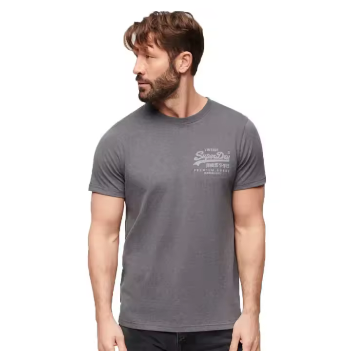 Superdry Camiseta De Manga Corta Classic Vintage Logo Heritage - 1