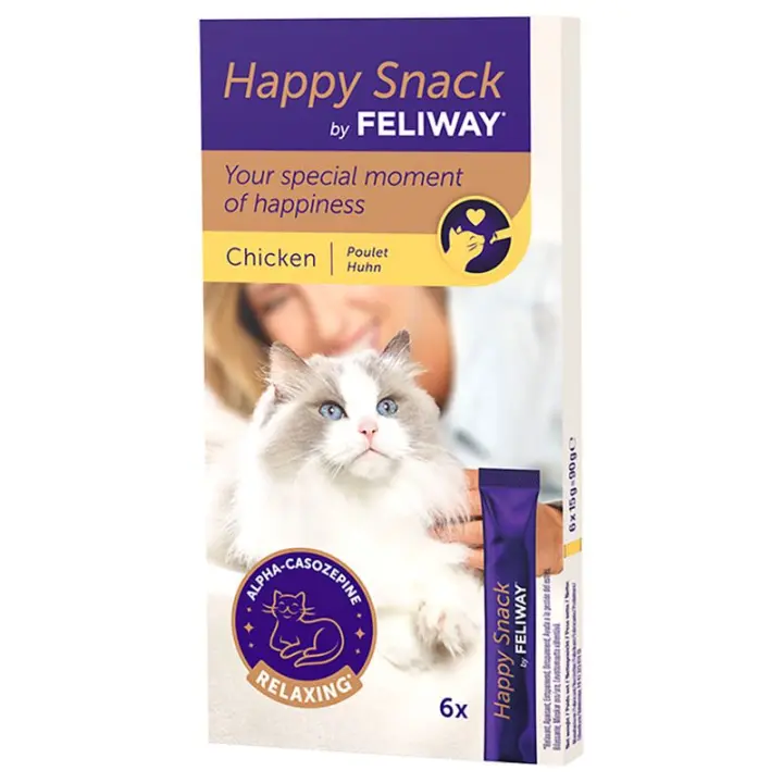 CEVA - Feliway Happy Snack De Pollo 6 Barritas - 1