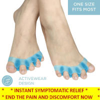 Pexmen Separador De Dedos De Pies Gel Para Hombres Y Mujeres Corrector De Bunion Espaciador De Dedos De Silicona Para Restaurar La Forma Original De Los Dedos - details 1