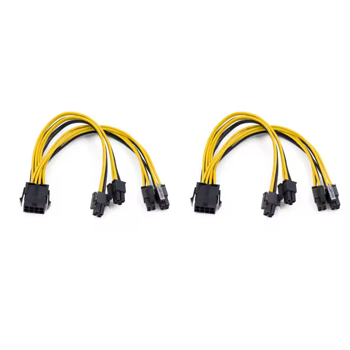 Adaptador de Cable de Fuente de Alimentación de Placa Base EPS 12V Versión Doble 8Pin - 1