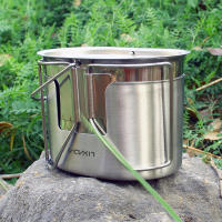 Juego De Cocina Para Camping Con Taza De Acero Inoxidable Y Olla Colgante Para Estufa De Madera Para Supervivencia Al Aire Libre Senderismo Picnic - details 14