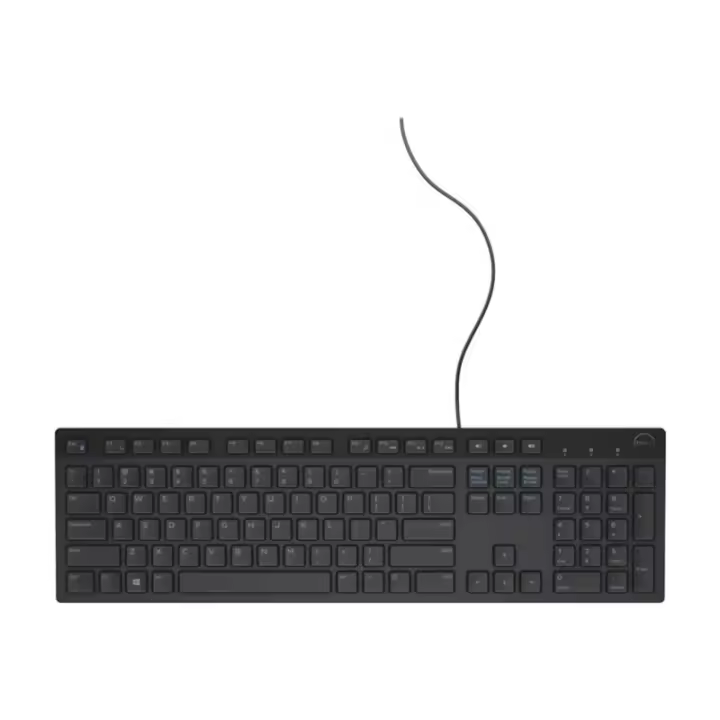 Teclado Dell KB216 USB Negro Chiclet QWERTY Español - 1