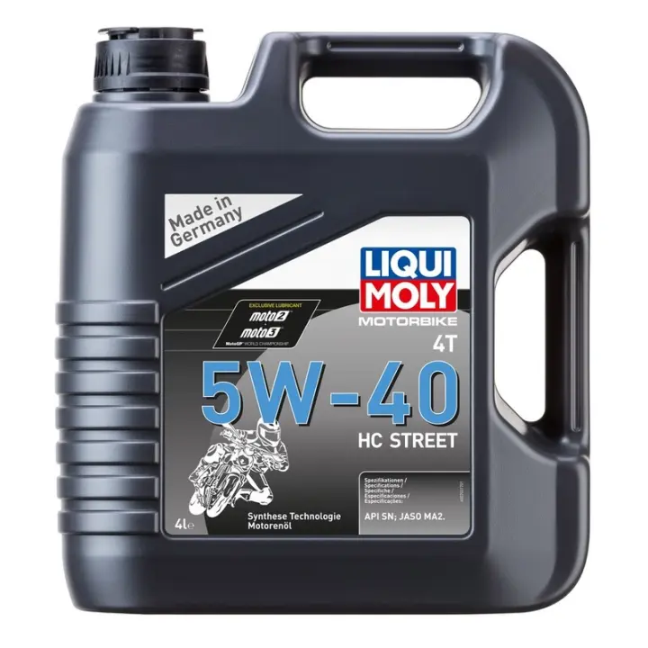 Aceite Liqui Moly HC sintético 5W40 Street 4 litros - 1