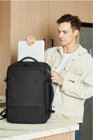 Mochila Multifuncional Fenruien Para Hombres Negocios Clásica De Viaje Con Capacidad Para Portátil De 17.3 Pulgadas Material De Alta Calidad - details 7
