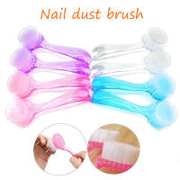 Cepillo De Uñas Con Cabeza Redonda Y Mango De Plástico Para Limpieza De Polvo De Uñas Herramienta Especializada Para El Cuidado De Las Uñas - details 1