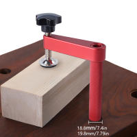 Abrazadera Rápida Para Trabaje En Mesa De Trabajo De Madera 19mm/20mm Aluminio Fijo Para Bench Dog Clip Herramienta De Carpintería - details 1