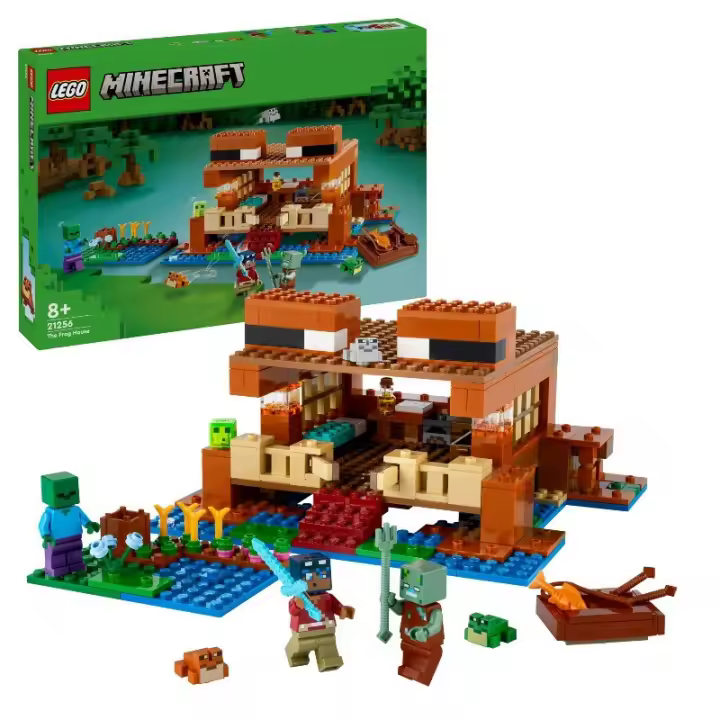 La Casa-Rana LEGO Minecraft 21256 contiene 400 piezas - edad a partir de 8+ años 24L21256 - 1