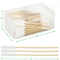Cepillos De Algodón Cilíndricos En Lote De 50/100/300/500/900/1000 Con Palos De Madera Largos Para Limpieza De Oídos Tatuaje Maquillaje Suministros Médicos - details 30