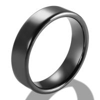 Anillo De Cerámica Negro Y Blanco Para Hombres Y Mujeres Anillo De Moda Para Fiestas Joyería Simplicidad Elegante Regalo - details 1
