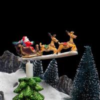 New Planet Home® Pueblo de navidad "Hallstat" | Poblado navideño iluminado túnel con tren y río | 14 Leds | L. 30.60 x P. 18 x H. 17 cm - details 2