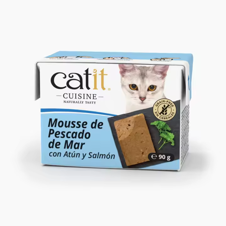 Catit Mousse para gatos Catit Cuisine Sabor: Pescado 12x90 gr - 1