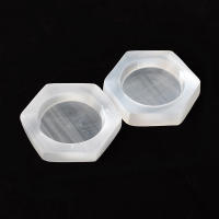 Bol De Piedra Hexagonal Natural Selenita Para Energía Curación Masaje Chakra Reiki Terapia Espiritual Adorno Mineral Blanco Tamaño 63mm Peso 45-55g - details 4