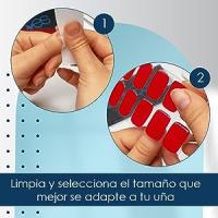 Pack Láminas de Uñas de Gel Precurado Nail Art + Lámpara de secado de uñas UV/LED PORTÁTIL 8wTiras De Uñas De Gel semicuradoPegatinas Uñas Semipermanente en GelGel Nail stickersUñas de gel Pegatinas - details 5