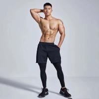 Shorts De Baloncesto Para Hombres Pantalones De Entrenamiento Deportivos Transpirables Y De Secado Rápido De Moda Fitness 3/4 Pierna Mesh - details 1