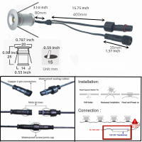 Lámpara De Pasillo Exterior 1W Mini LED Recubierta De Aluminio Impermeable Para Jardín Camino Escalera Paisaje 12V 220V - details 6