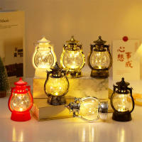 Lámpara LED De Halloween Decoración De Navidad Vintage Portátil Antorcha Electrónica Candlestick Ambiente Barra Luz Novedosa - details 1