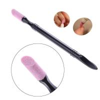 Nuevo Doble Cabeza De Rodillo De Cuarzo Para Arte De Uñas Exfoliante Y Frotar Suministros De Uñas Longitud 11.5cm - details 1