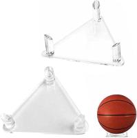 Expositor de acrílico para balones deportivos, vitrina de voleibol, fútbol, baloncesto, estante de almacenamiento resistente y contemporáneo - details 0