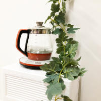 Planta Artificial De Vínculo Colgante 175cm Hojas De Maple Falso Rattan Foliage Ivy Para Decoración De Jardín Bodas Y Hogar - details 2