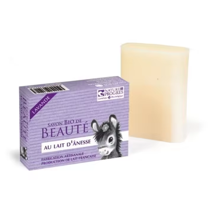 Jabón de Leche de Burra Ecológico con Lavanda | Piel Suave y Luminosa - 1