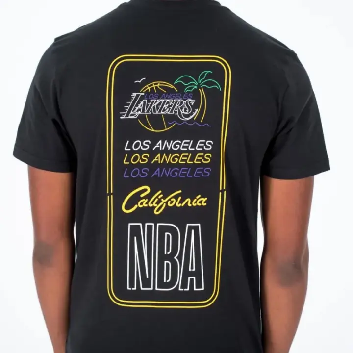 Camiseta Los Angeles Lakers New Era "Neon Lights". - 1