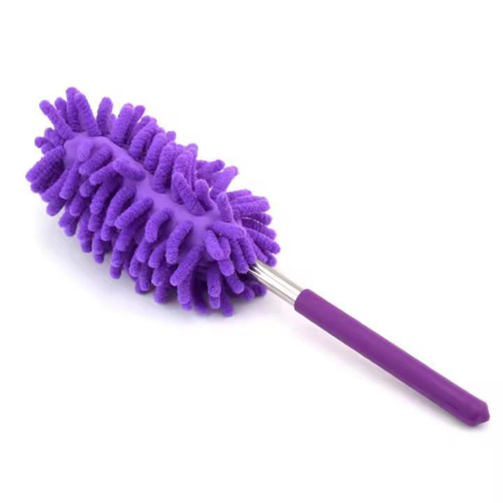 JJYY Duster De Plumas Largadas En Acero Inoxidable Con Extensión Multifuncional Duster De Tela De Cangrejo Para El Hogar 1PC - 1