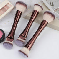 Cepillo De Maquillaje Doble Cabeza Con Pincel Suave Para Base Rubor Crema BB Portátil Herramienta De Maquillaje - details 4