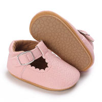 Zapatos Para Bebé Recién Nacidos Niñas Clásicos Corazón De Goma Antideslizante PU Vestido Primera Caminadora Zapatos De Cuna - details 41