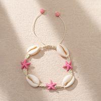 Collar Boho De Concha Natural Para Mujeres Y Niñas Con Estrella De Mar Y Caracol Cadena De Hilo Suave Joyería De Playa Para Vacaciones Regalo - details 4