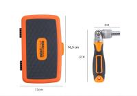 Juego De Destornilladores Magnéticos Multifuncionales 38 En 1 Con Rosca Ratchet Herramienta De Reparación De Automóviles Para El Hogar - details 2