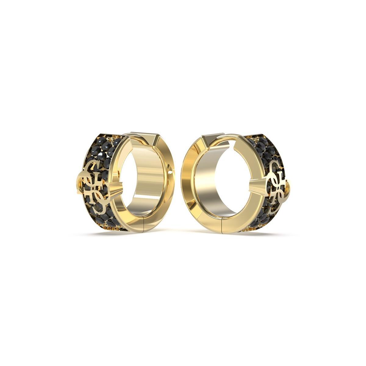 Guess Pendientes Hombre 4g Xever De Acero Dorado